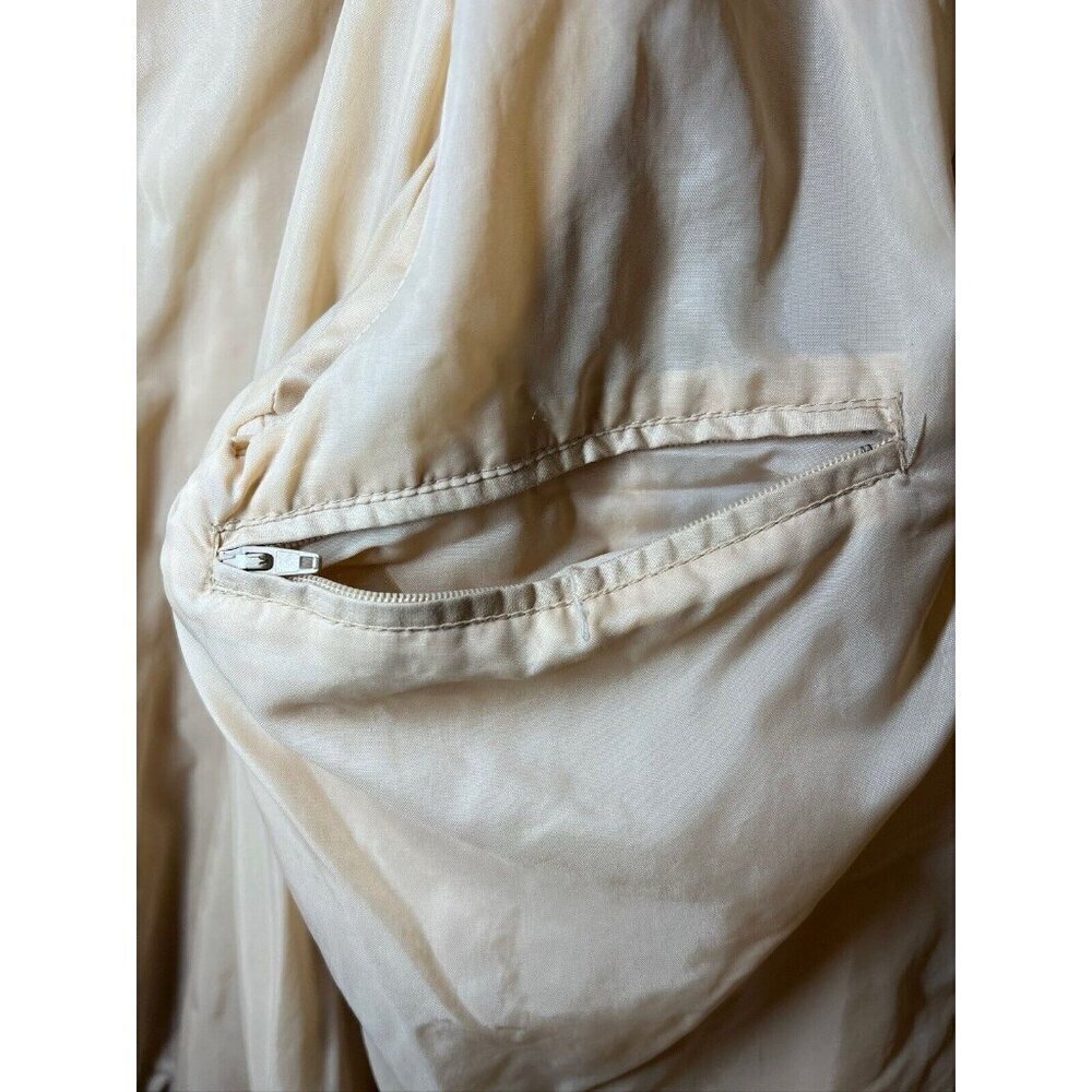 Jeffrey Banks For Lakeland Mens Tan Bomber Jacket 40 Long - Picture 5 of 13